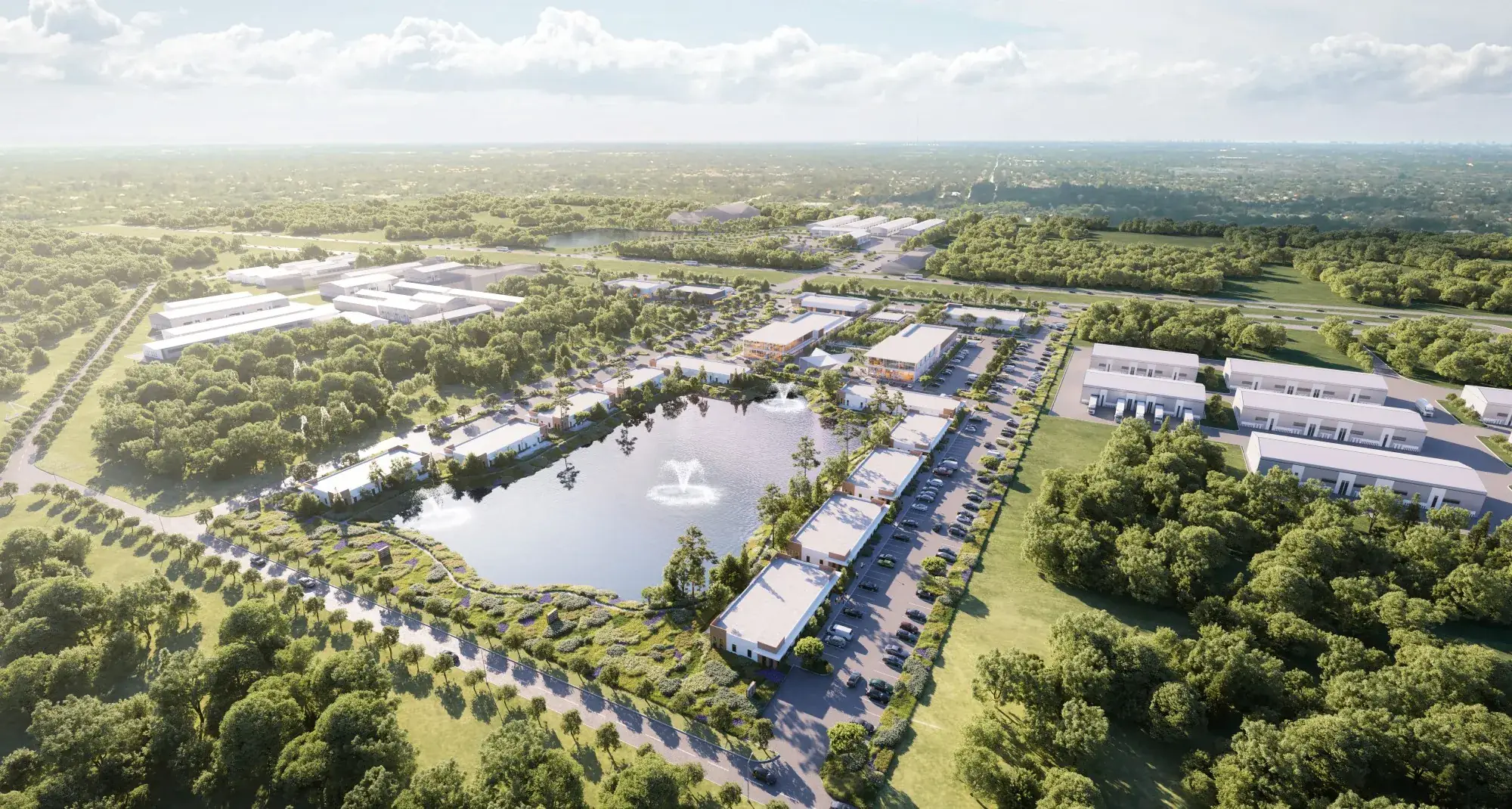 Aerial rendering of Fulshear Central