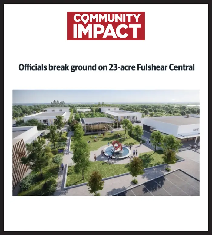 Community Impact article about Fulshear Central