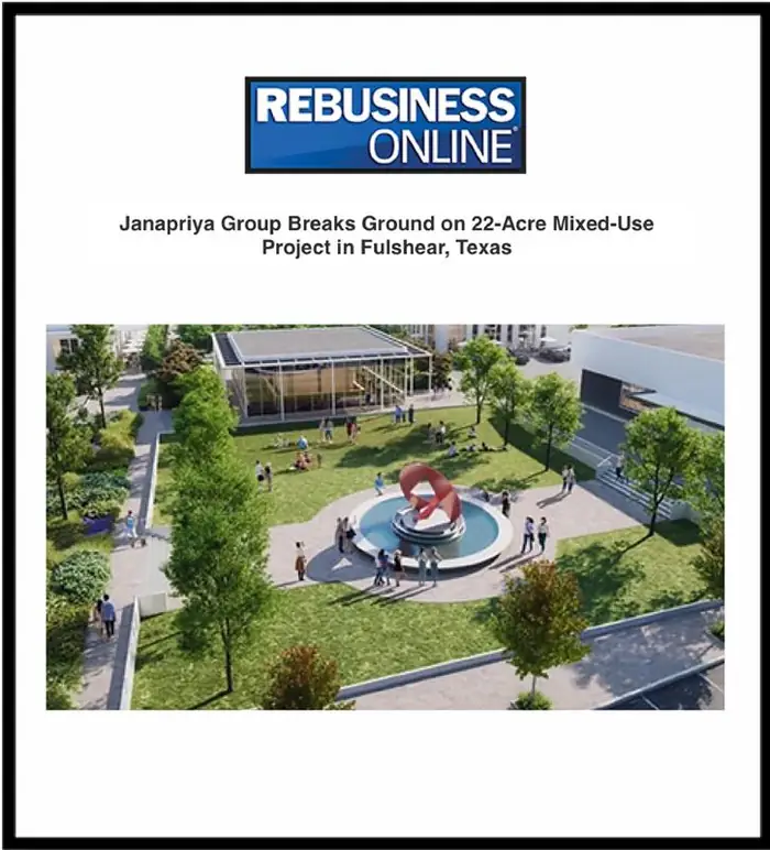REBusiness article about Fulshear Central