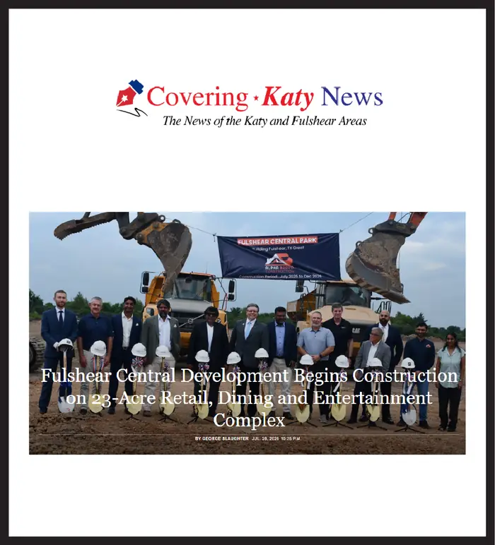 Covering Katy article about Fulshear Central