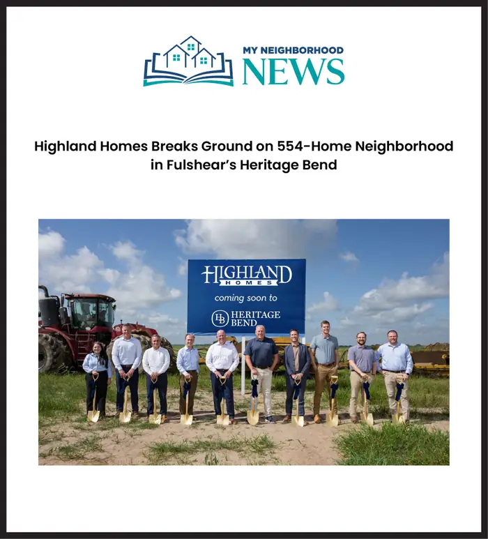 My Neighborhood News article about Fulshear Central