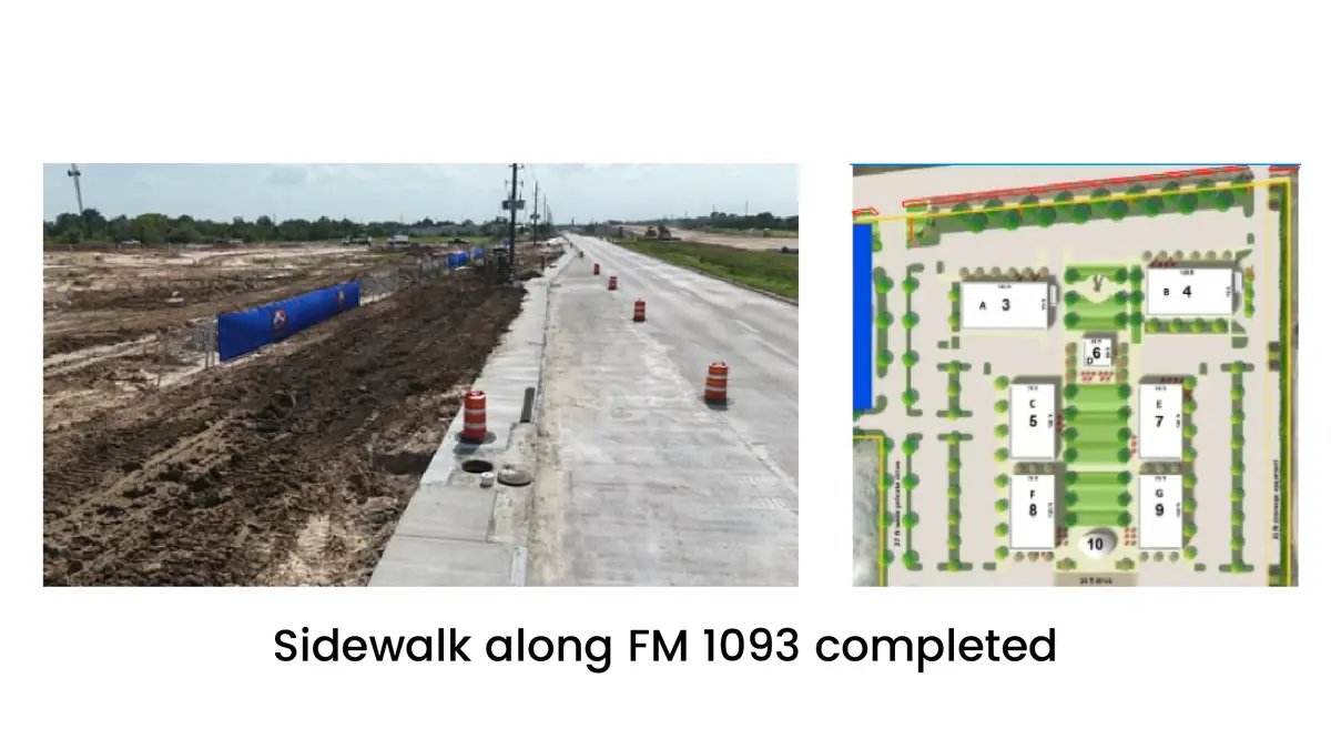 Construction progress photo