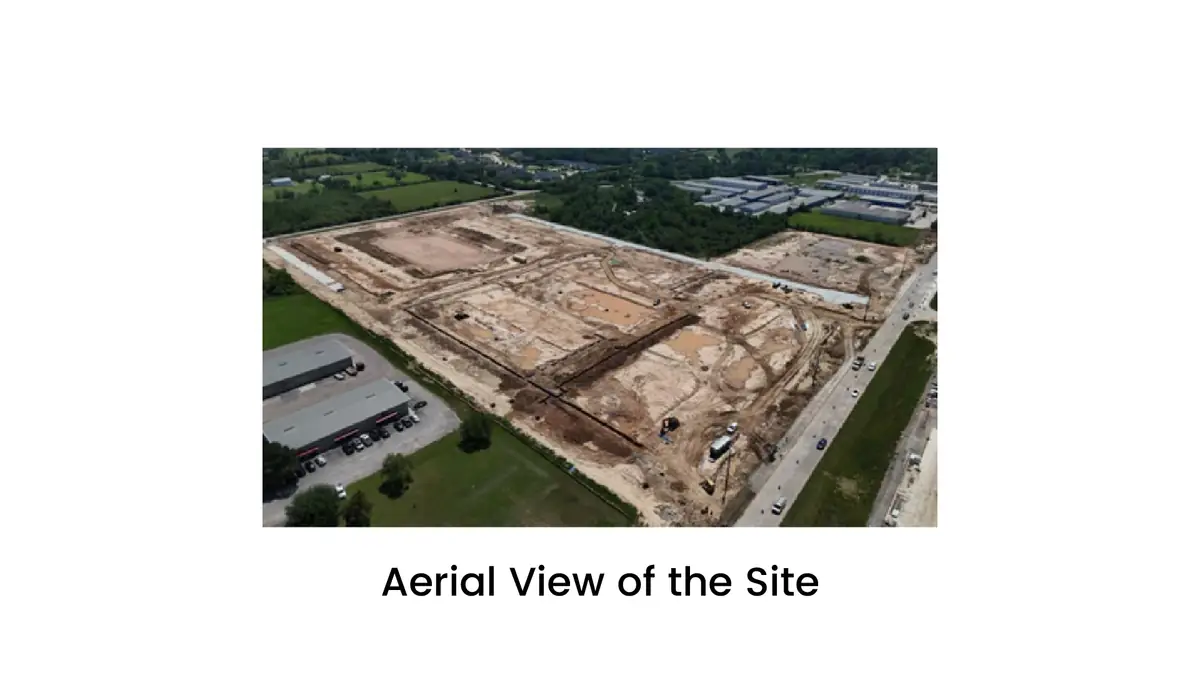 Construction progress photo